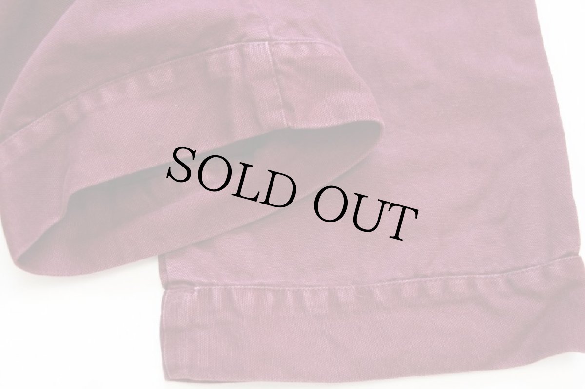 画像7: MURPHY&NYE ベイカータイプ ダブルニー ダック地 パンツ ワインレッド 31 (7)