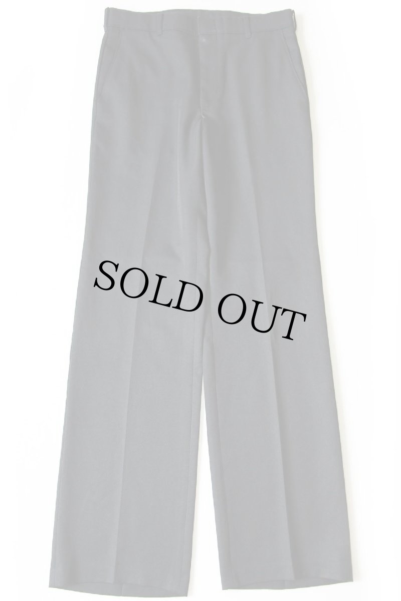 画像2: 80s Levi'sリーバイス Action Slacks STA-PRESTスタプレ スラックス ポリエステルパンツ 黒 w31 (2)