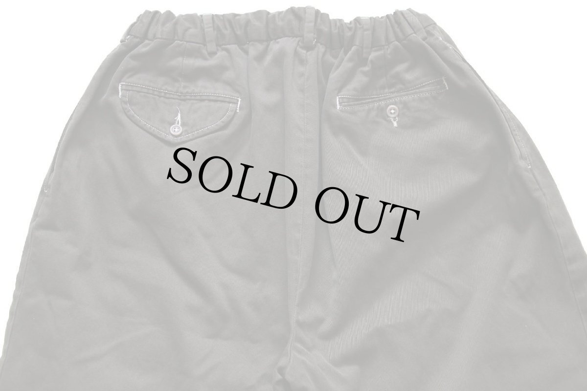 画像5: 90s ポロ ラルフローレン リメイク ツータック コットン チノパン 後染め オリーブ (5)