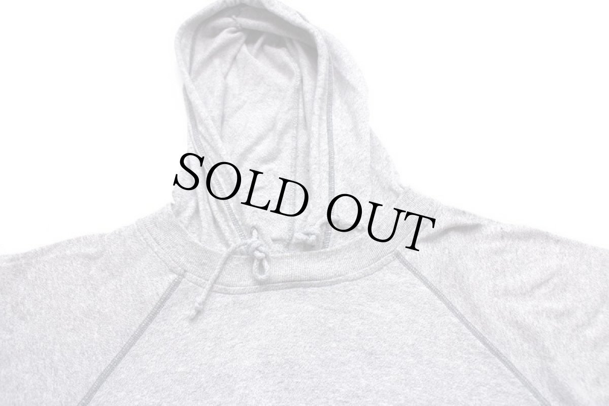 画像3: 90s SPALDINGスポルディング SPORTS B70 ADVENTURES コットン カットソー パーカー 杢グレー L (3)