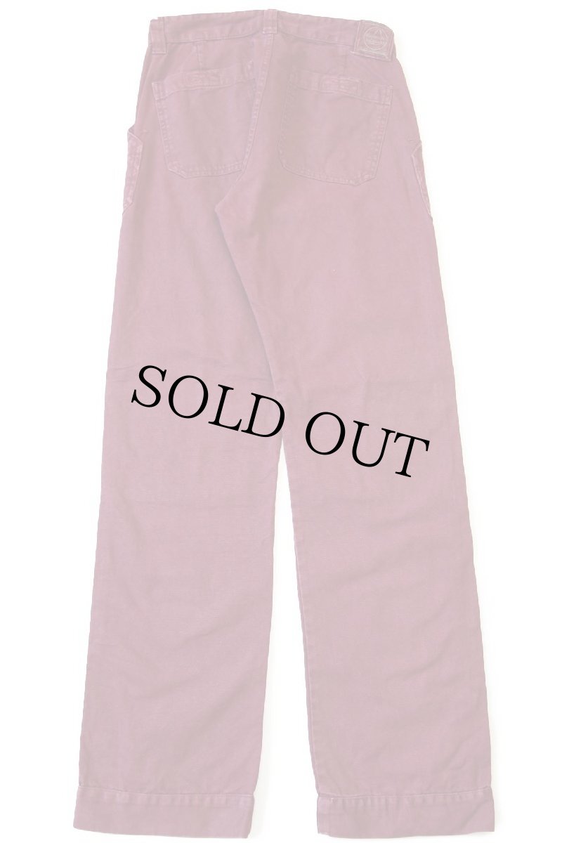 画像3: MURPHY&NYE ベイカータイプ ダブルニー ダック地 パンツ ワインレッド 31 (3)