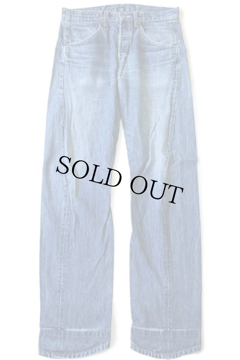 画像2: 00s ポーランド製 Levi'sリーバイス ENGINEERED JEANS 00001 立体裁断 デニムパンツ ヒゲ w32 L34★ユーロ (2)