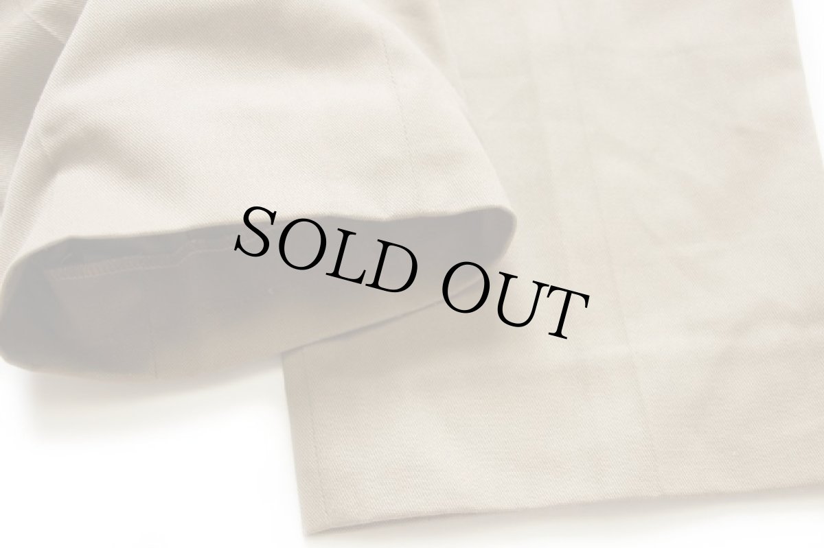 画像8: 70s USA製 Leeリー TECH-TWILL ツイル ワークパンツ カーキ w37 (8)