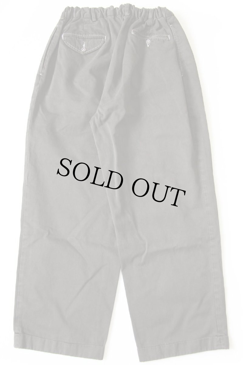 画像3: 90s ポロ ラルフローレン リメイク ツータック コットン チノパン 後染め オリーブ (3)