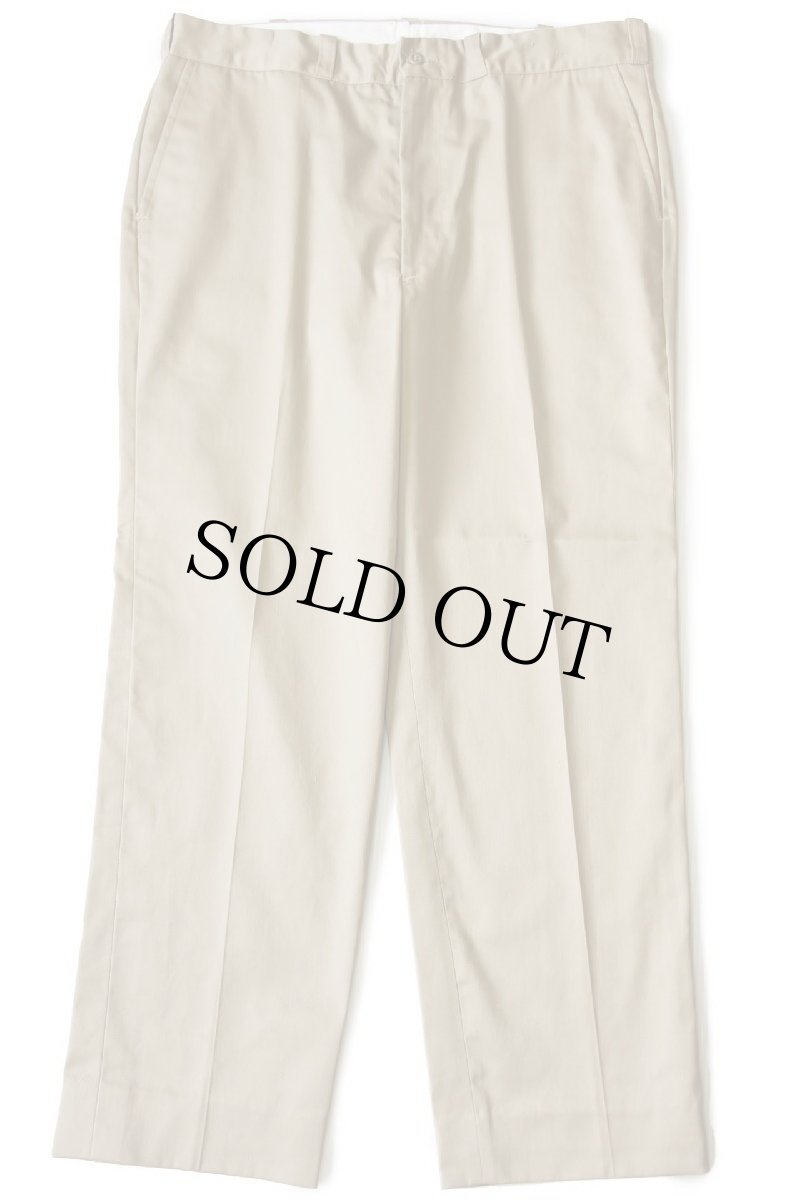 画像2: 70s USA製 Leeリー TECH-TWILL ツイル ワークパンツ カーキ w37 (2)