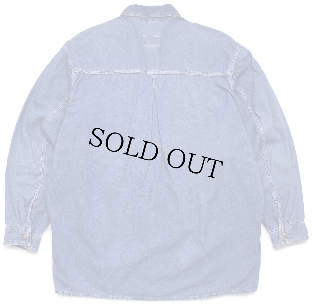 画像2: イタリア製 Dieselディーゼル ダンガリー ワークシャツ L (2)