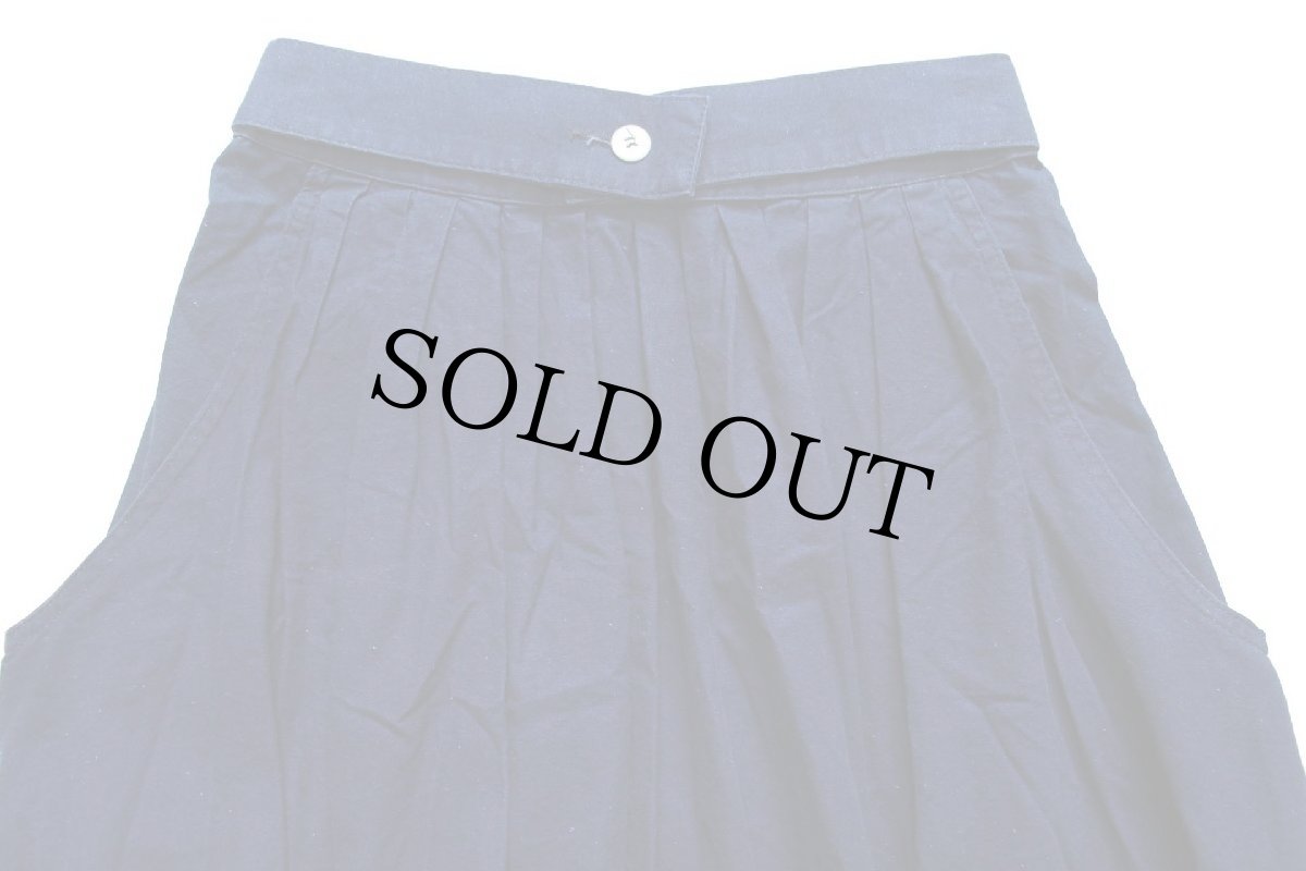 画像3: デッドストック★80s イタリア製 benettonベネトン ロング コットン フレアスカート インディゴ 40 (3)