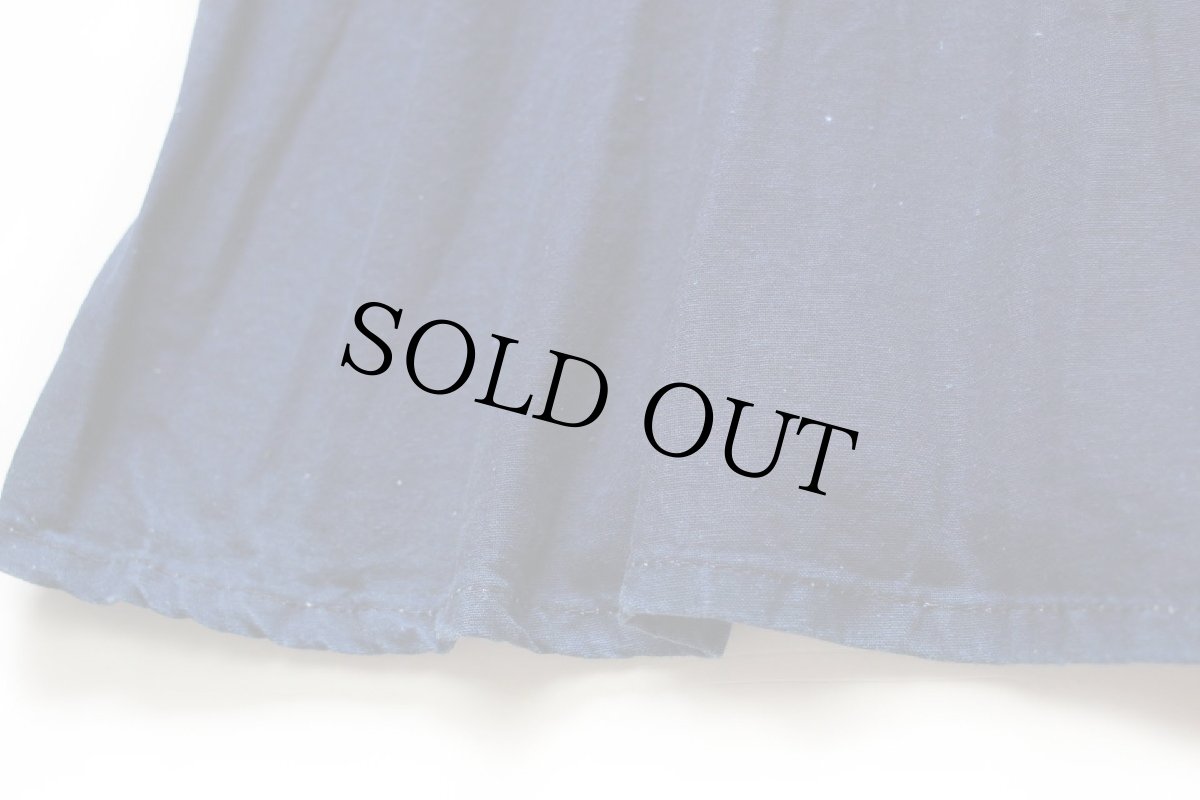 画像6: デッドストック★80s イタリア製 benettonベネトン ロング コットン フレアスカート インディゴ 40 (6)