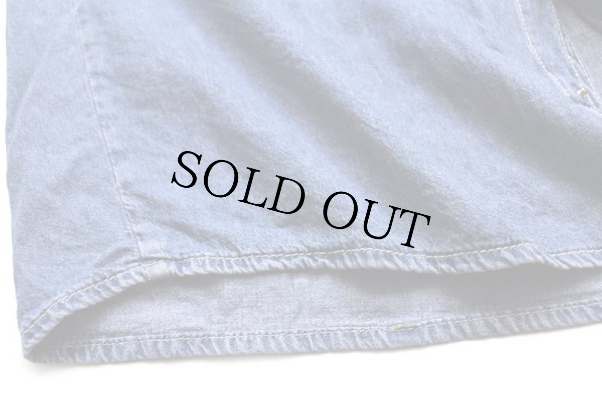 画像6: イタリア製 Dieselディーゼル ダンガリー ワークシャツ L (6)