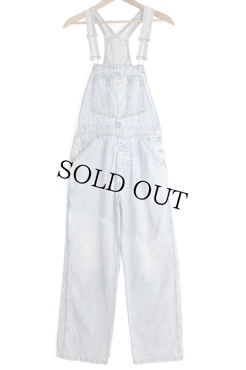 画像2: 90s Levi'sリーバイス デニム オーバーオール M★ユーロ (2)
