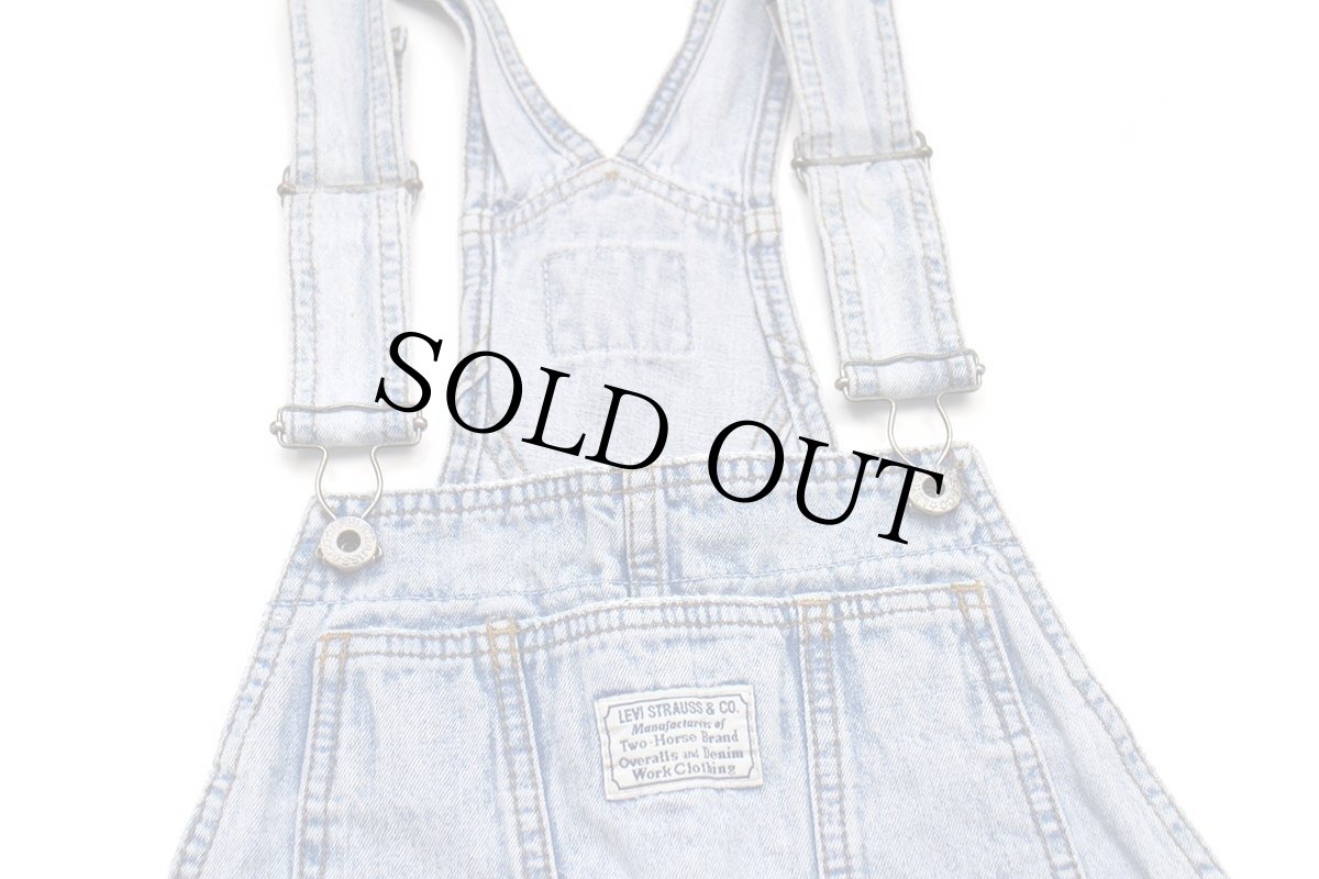 画像4: 90s Levi'sリーバイス デニム オーバーオール M★ユーロ (4)