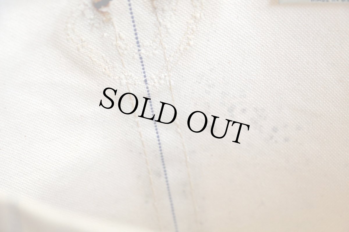 画像8: USA製 L.L.Bean BOAT AND TOTE W 刺繍 レザーハンドル キャンバス トートバッグ 紺 M★ミディアム (8)