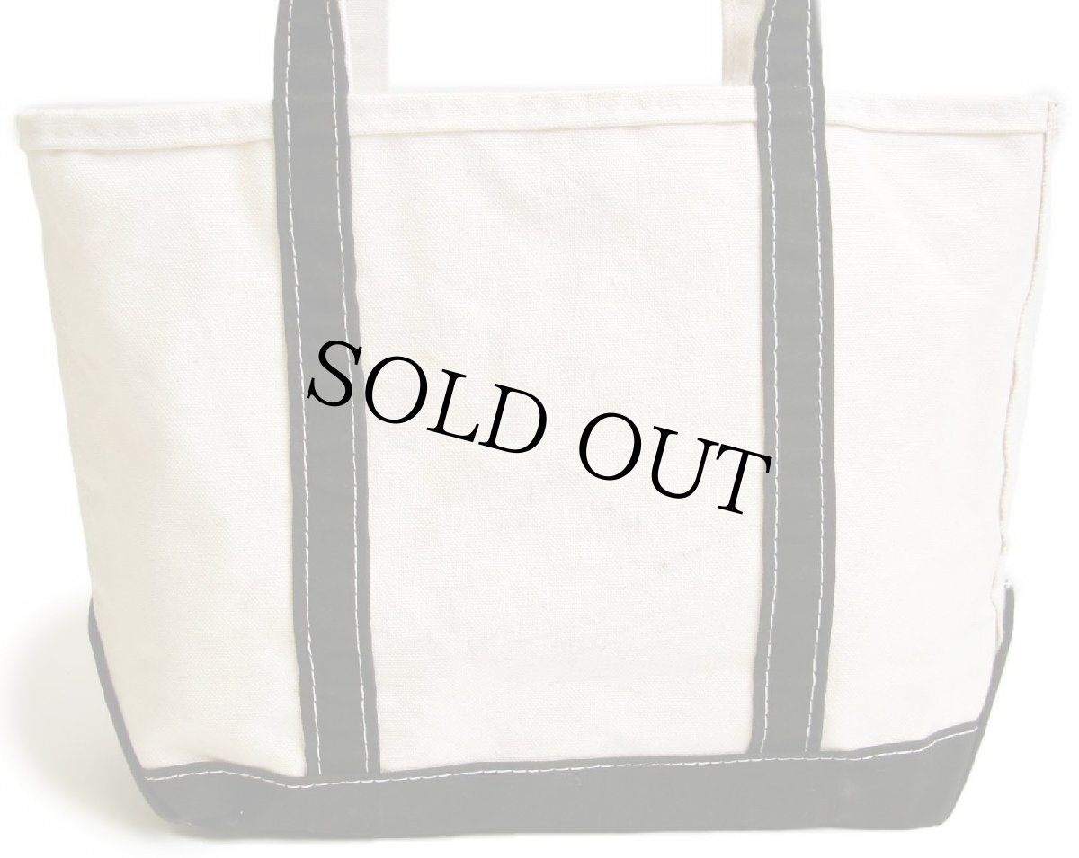 画像2: 00s USA製 L.L.Bean BOAT AND TOTE Spa SILVERADO 刺繍 キャンバス トートバッグ 黒 M★ミディアム  (2)