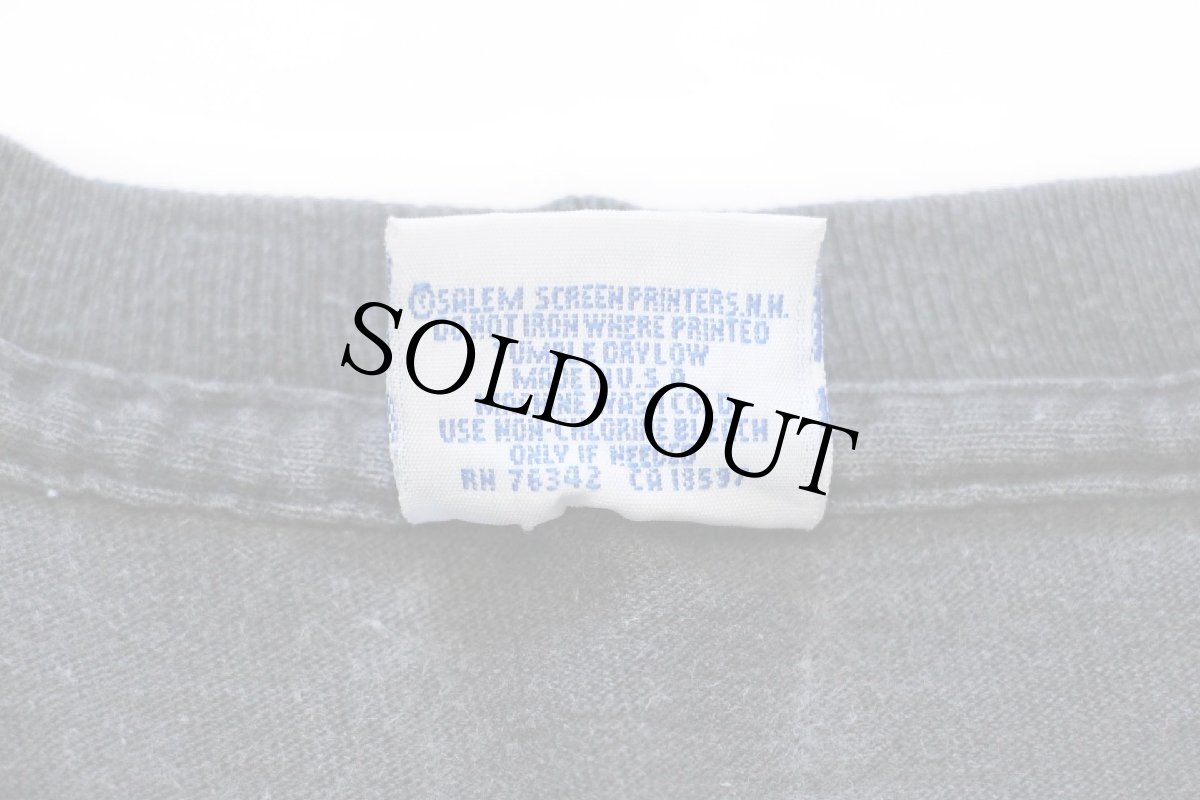 画像6: 90s USA製 SALEM NBA SAN ANTONIO SPURS David ROBINSON コットンTシャツ 黒 フェード XL (6)