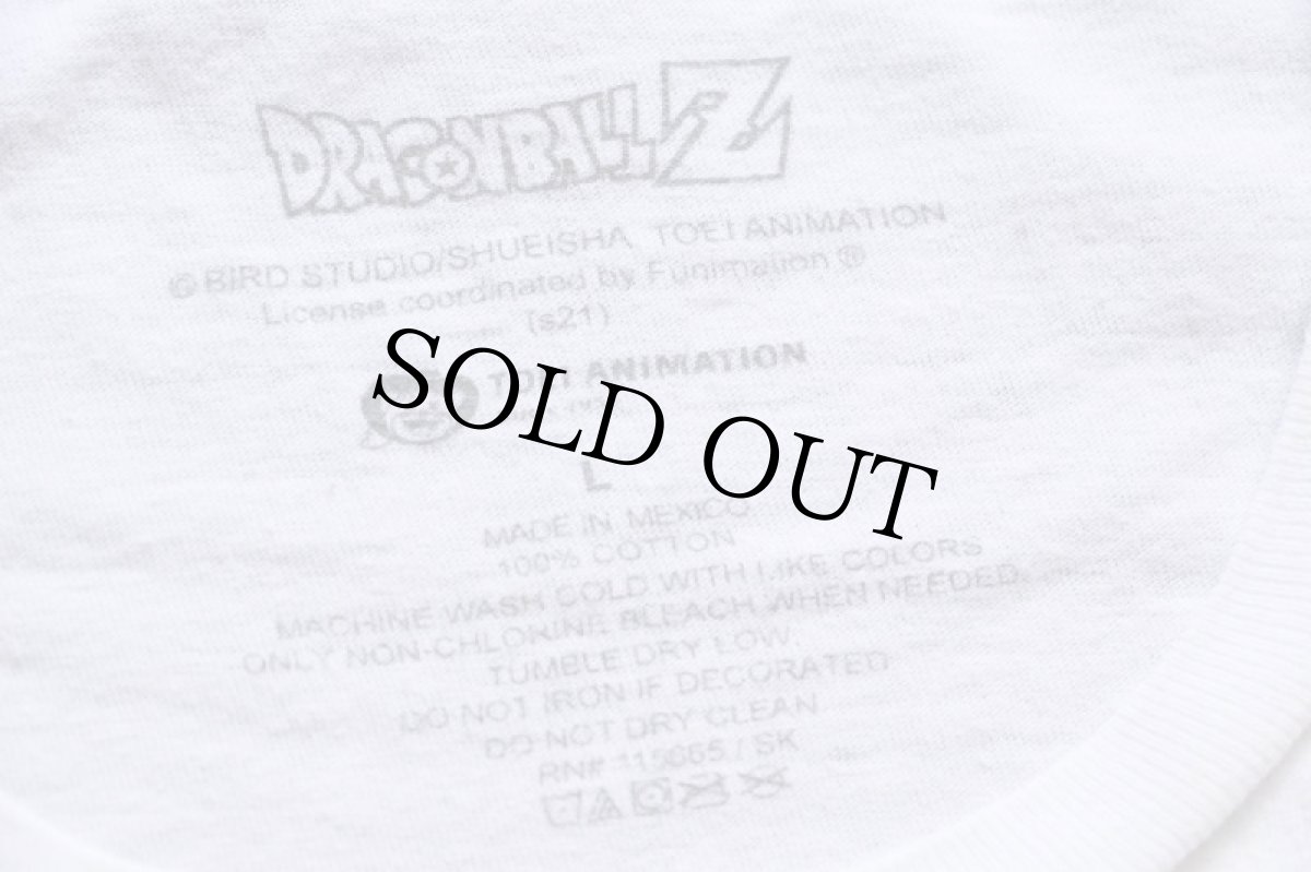 画像4: DRAGONBALL Z ドラゴンボールZ 孫悟空 孫悟飯 トランクス ベジータ ピッコロ キャラクター コットンTシャツ 白 L (4)