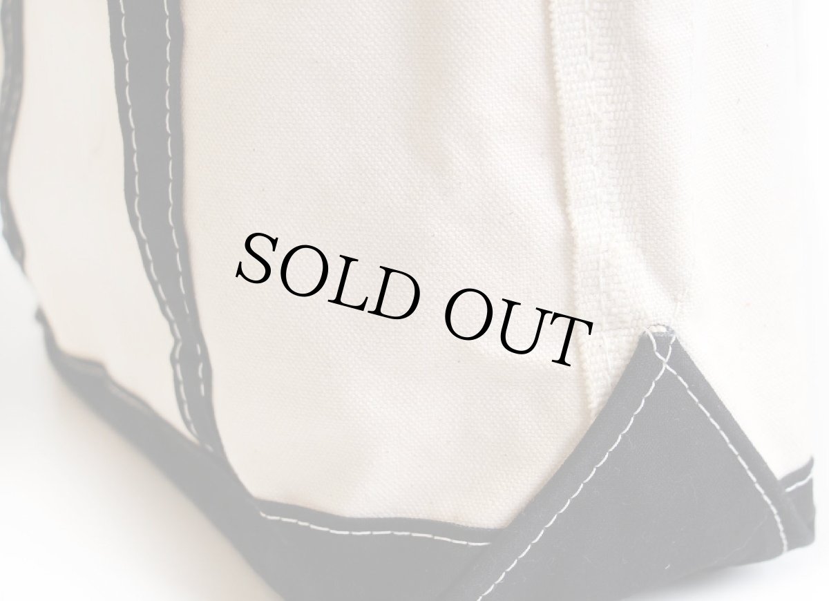 画像6: 00s USA製 L.L.Bean BOAT AND TOTE Spa SILVERADO 刺繍 キャンバス トートバッグ 黒 M★ミディアム  (6)