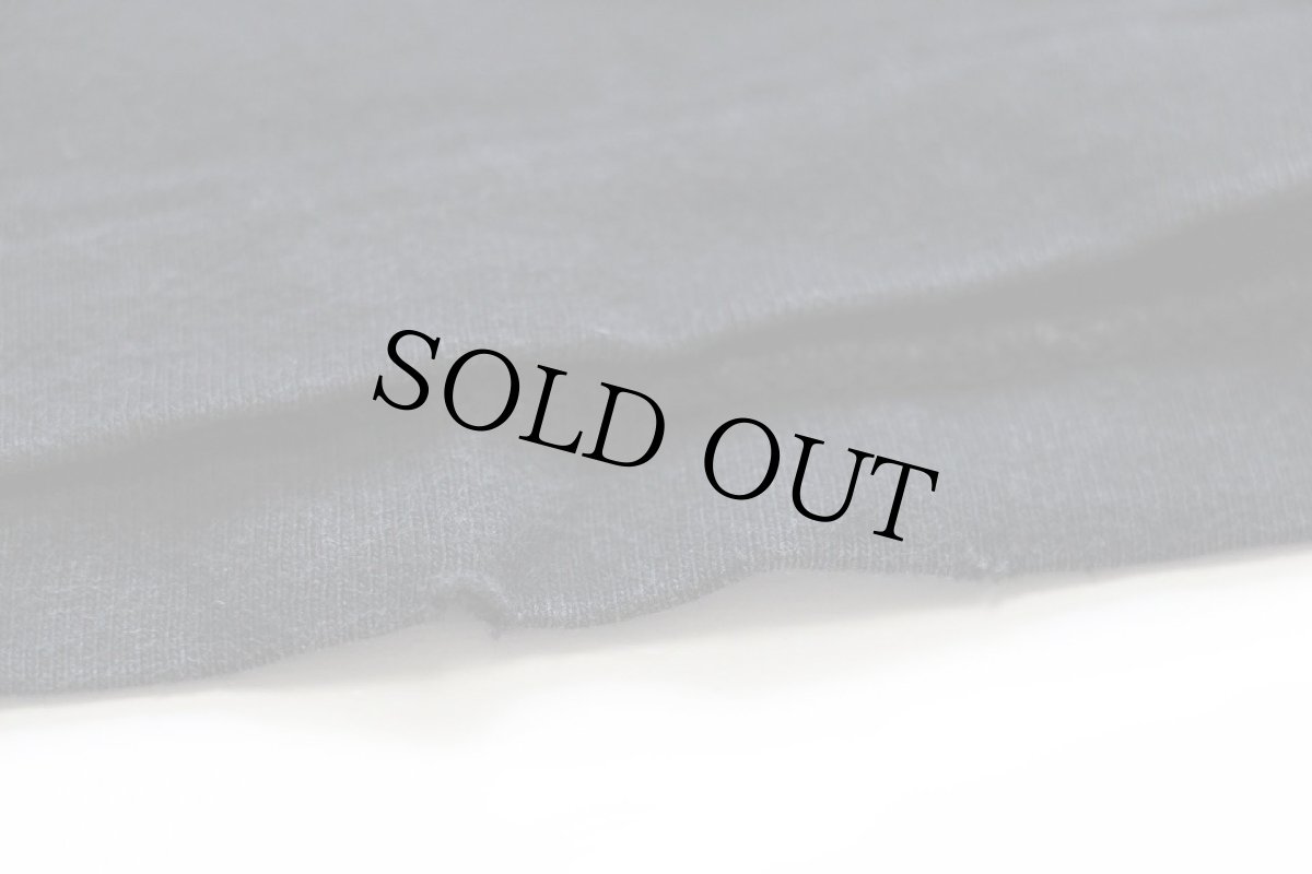 画像6: 90s USA製 Hanes RODGER'S サンフェイス ムーンフェイス コットンTシャツ 黒 XL (6)