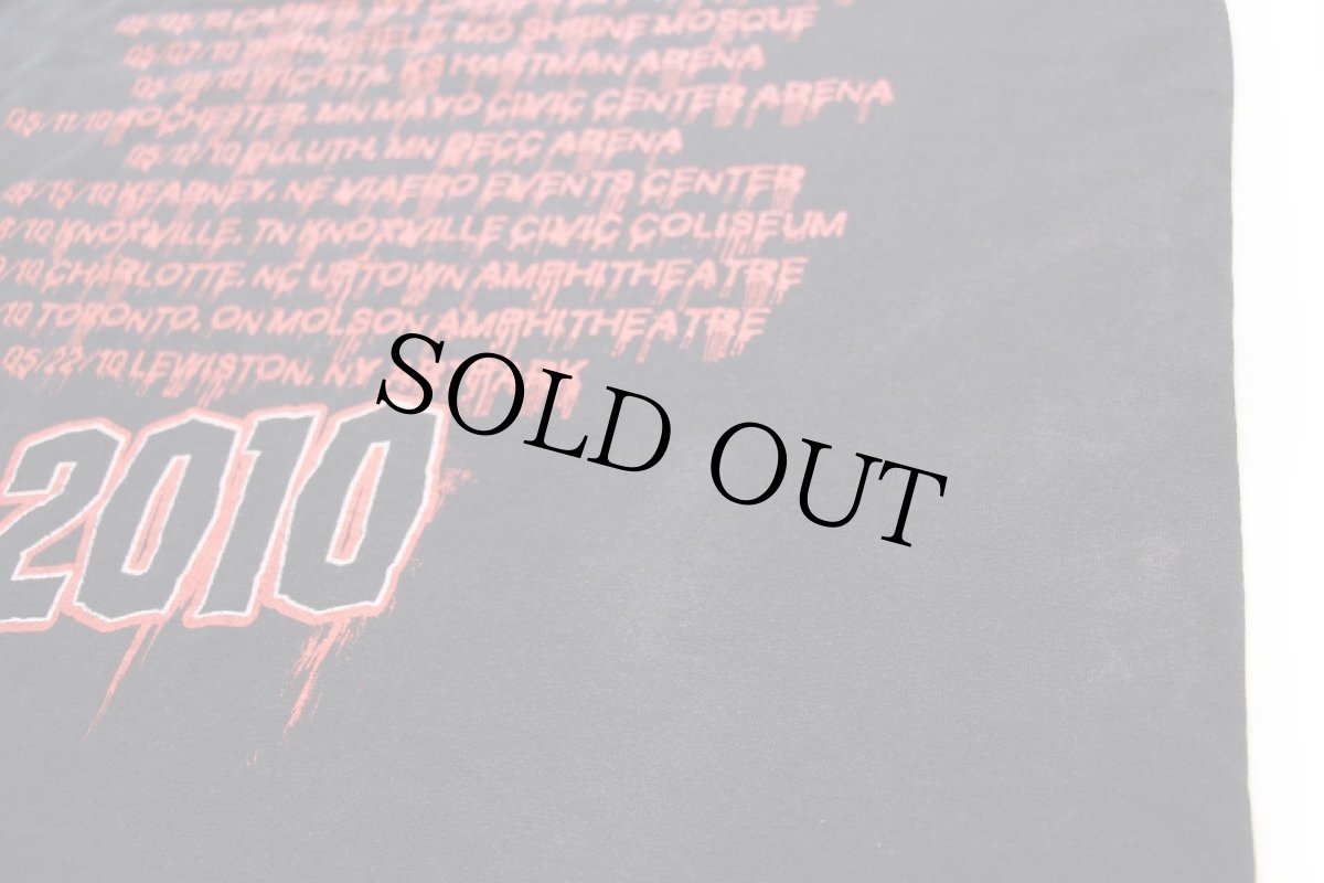 画像6: ROB ZOMBIE ロブゾンビ 2010 フォトプリント コットン ツアーTシャツ 黒 L★WHITE ZOMBIE (6)