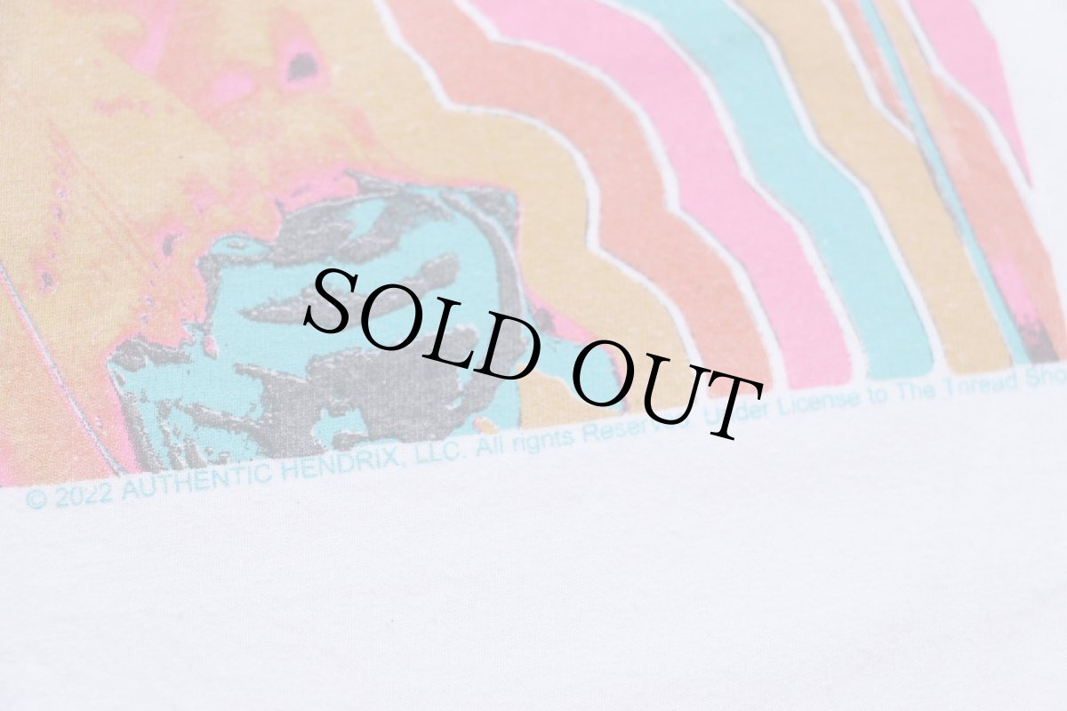 画像5: JIMI HENDRIX ジミ ヘンドリックス コットンTシャツ 白 XL (5)