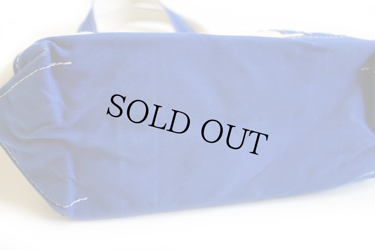 画像5: USA製 L.L.Bean BOAT AND TOTE Allie 刺繍 キャンバス トートバッグ 青 M★ミディアム (5)