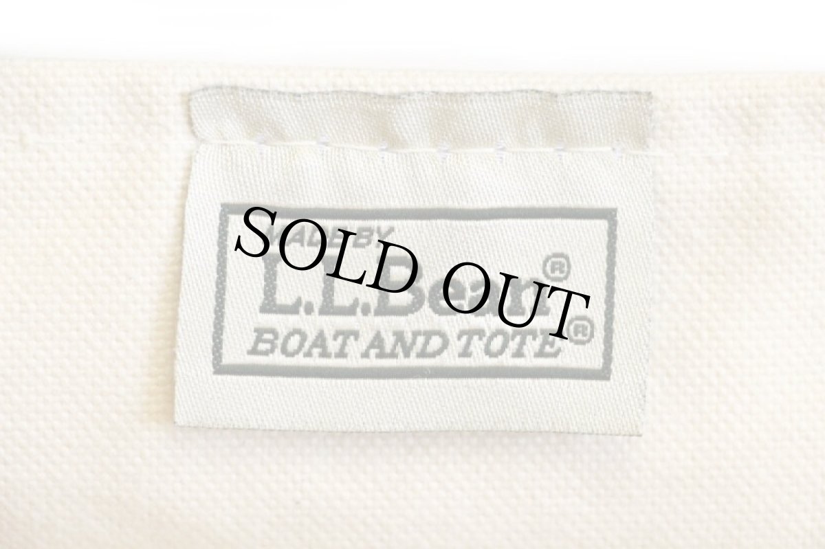 画像3: L.L.Bean BOAT AND TOTE yatt 刺繍 キャンバス トートバッグ 赤 M★ミディアム (3)