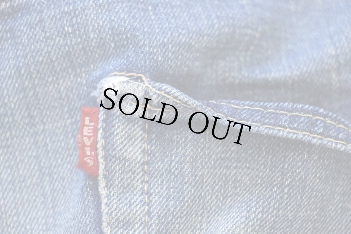 画像4: 60s USA製 LEVI'Sリーバイス 501 BIGE Sタイプ カットオフ デニムショートパンツ ヒゲ w35★ショーツ (4)