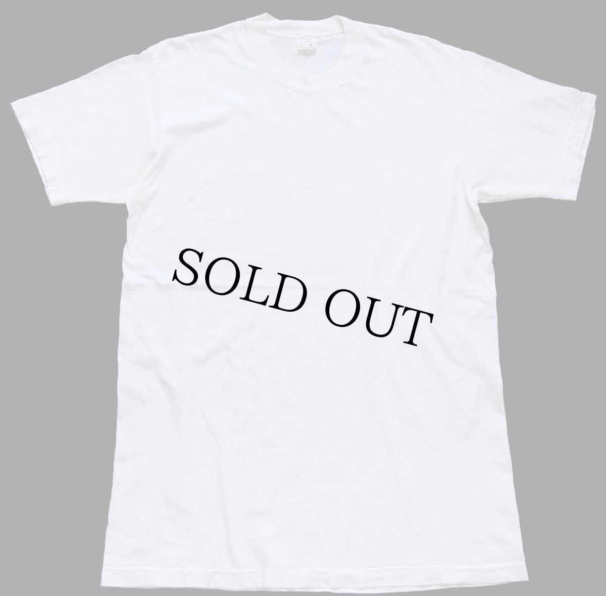 画像2: 70s JCPenney 無地 コットンTシャツ 白 L-T (2)