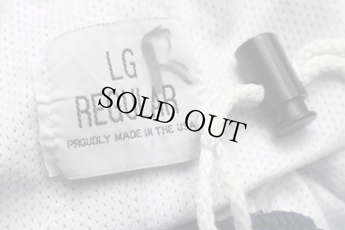 画像6: 12 USA製 米軍 U.S.AIR FORCE トレーニング ナイロンパンツ 紺 L/R★14 (6)