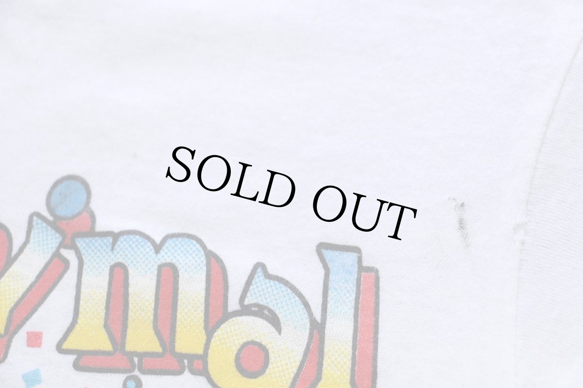 画像6: 80s WARNER BROS LOONEY TUNES タズマニアンデビル Party Animal Tシャツ 白 (6)