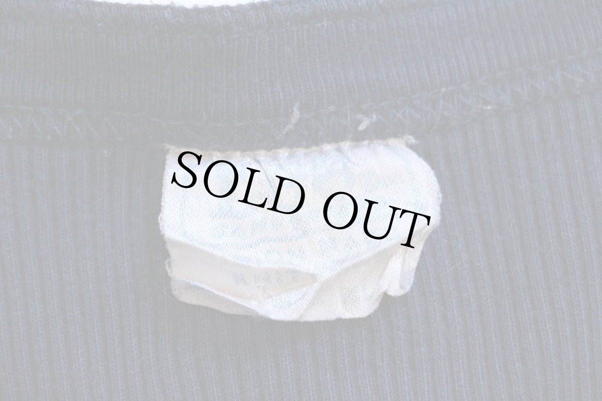 画像4: 90s Leeリー ヘンリーネック コットン リブTシャツ 紺★ユーロ (4)