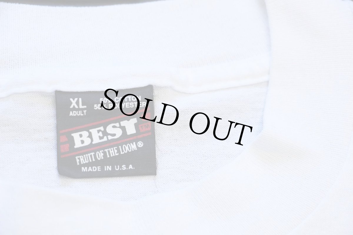 画像4: 90s USA製 GO FOR IT! WILDCATS UNIVERSITY OF KENTUCKY マスコット Tシャツ 白 XL (4)