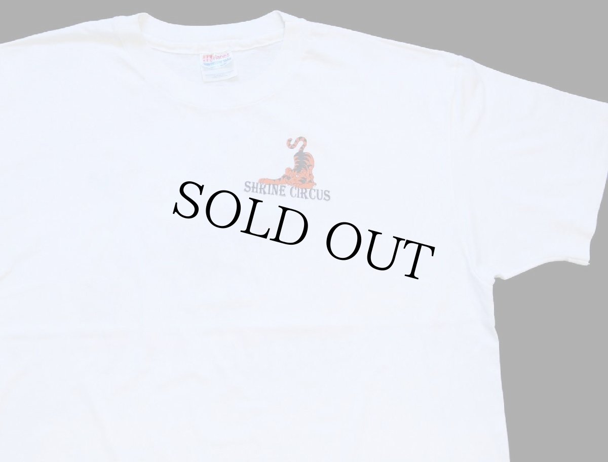 画像3: 90s USA製 Hanes SHRINE CIRCUS CATCH THE MAGIC フリーメイソン シュライナー サーカス ピエロ Tシャツ 白 XL (3)