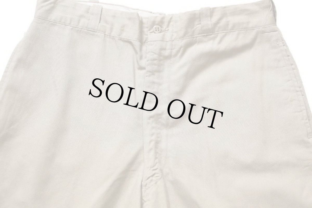 画像4: 60s 米軍 U.S.ARMY コットン×ポリエステル ツイル チノパン タン w32 L29★06 (4)