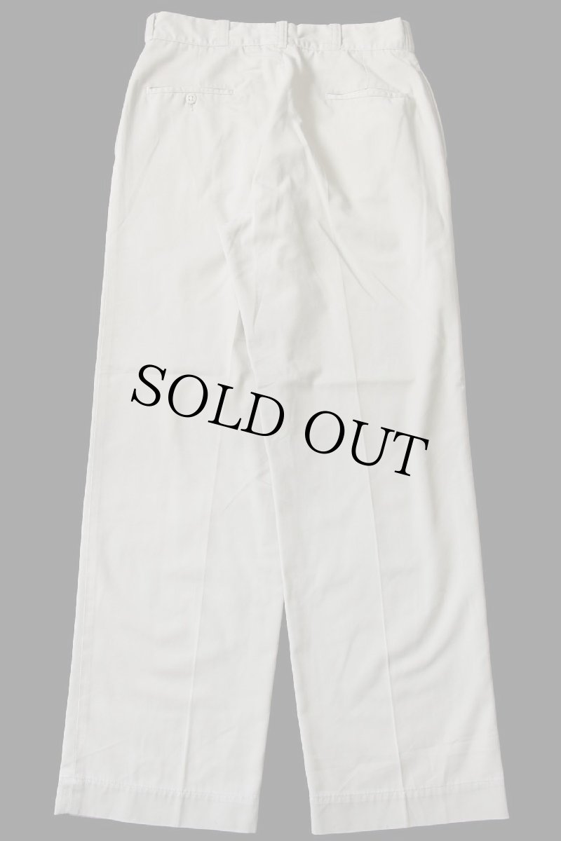 画像3: 60s 米軍 U.S.ARMY コットン×ポリエステル ツイル チノパン タン w32 L31★05 (3)