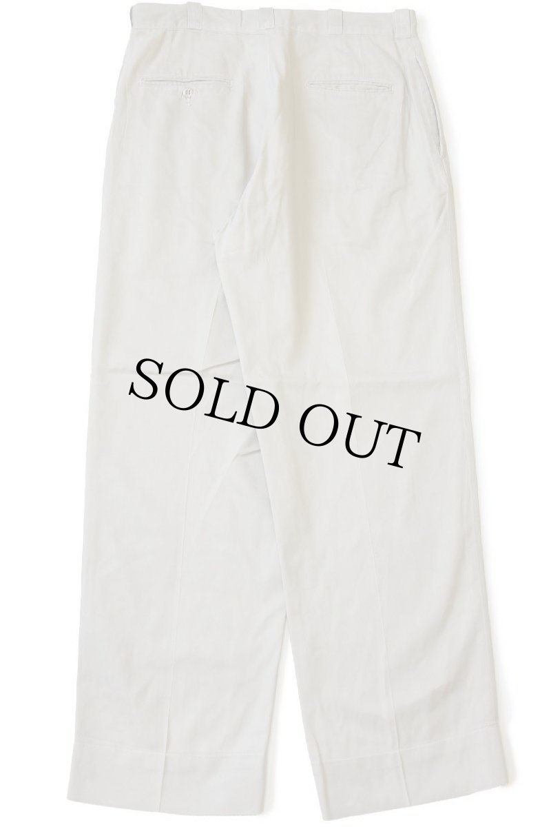 画像3: 60s 米軍 U.S.ARMY コットン×ポリエステル ツイル チノパン タン w32★15 (3)