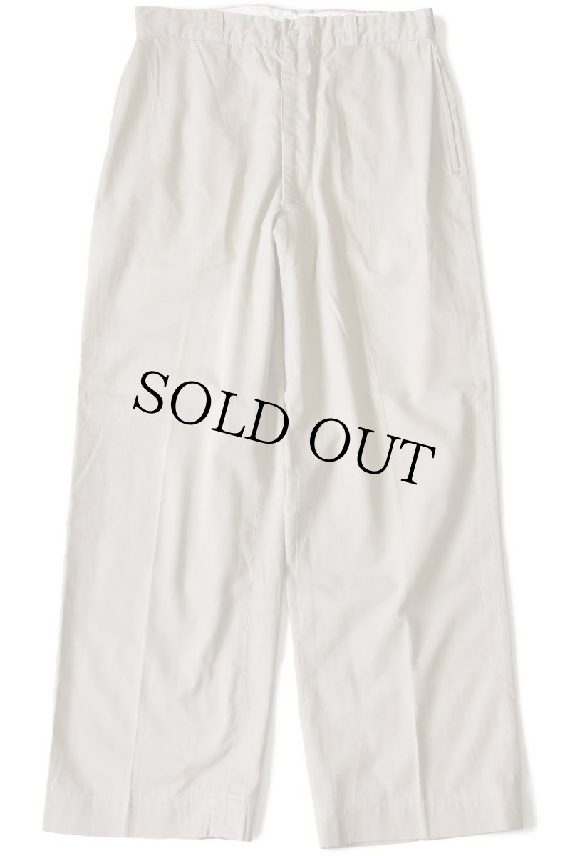 画像2: 60s 米軍 U.S.ARMY コットン×ポリエステル ツイル チノパン タン w32 L29★07 (2)