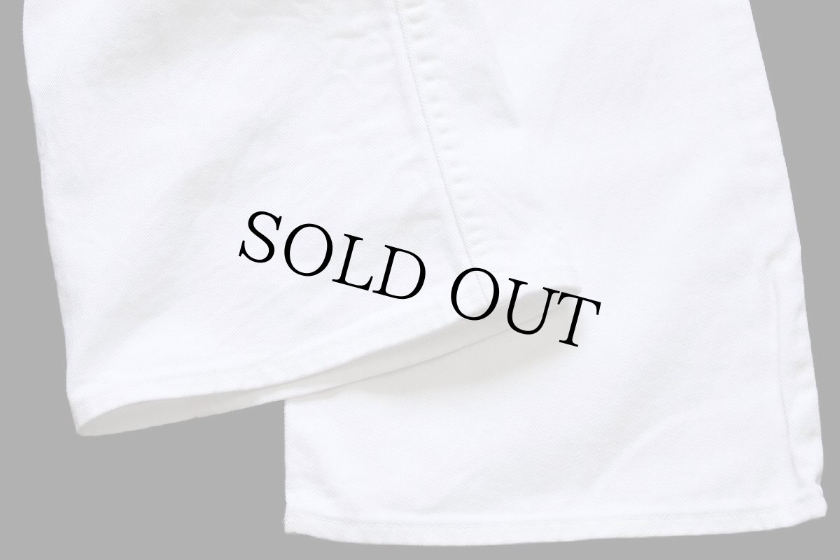 画像8: 70s Levi'sリーバイス 676 フレア ホワイト デニム ブッシュパンツ w31 L32★ベルボトム (8)