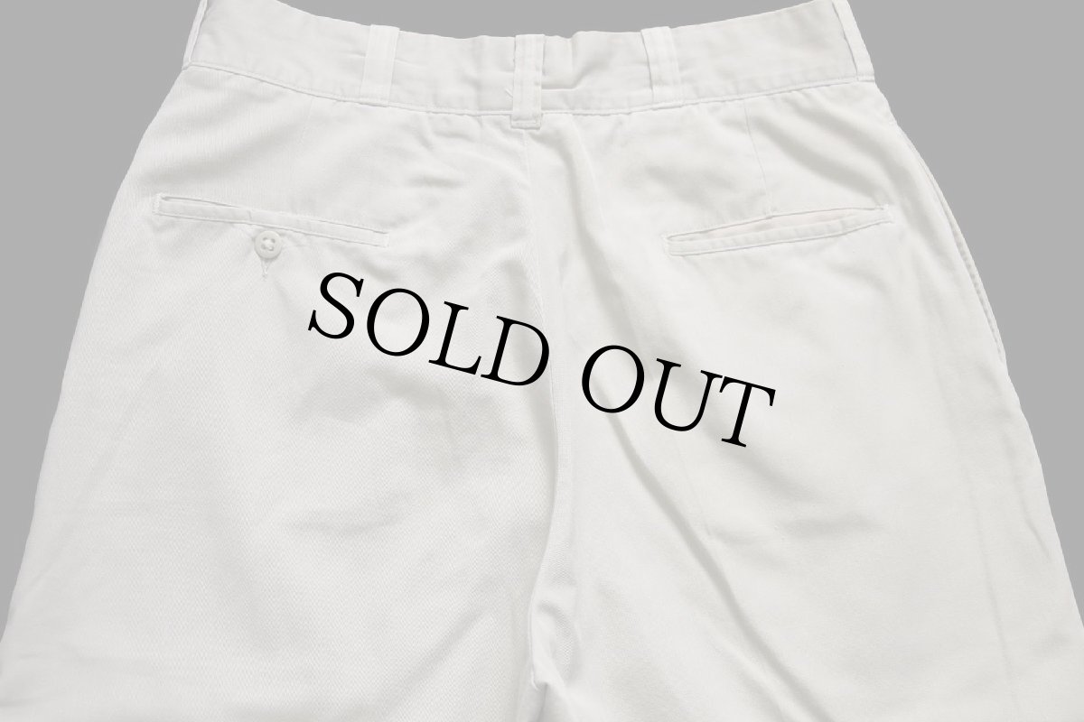 画像5: 60s 米軍 U.S.ARMY コットン×ポリエステル ツイル チノパン タン w32 L31★05 (5)