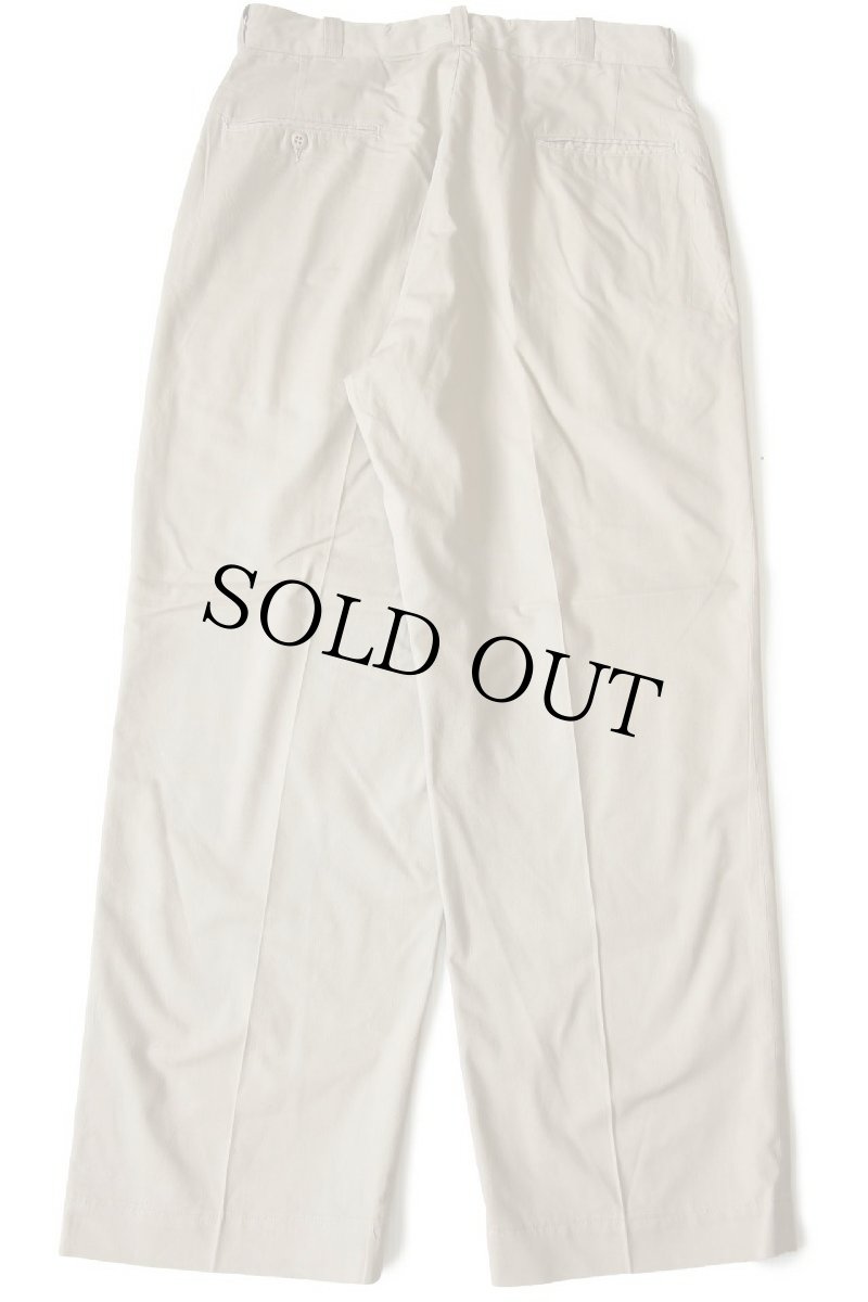 画像3: 60s 米軍 U.S.ARMY コットン×ポリエステル ツイル チノパン タン w32 L29★06 (3)