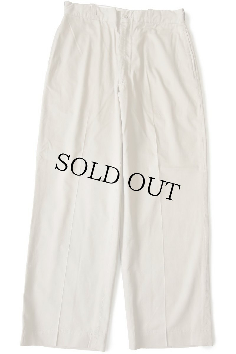 画像2: 60s 米軍 U.S.ARMY コットン×ポリエステル ツイル チノパン タン w32 L29★06 (2)