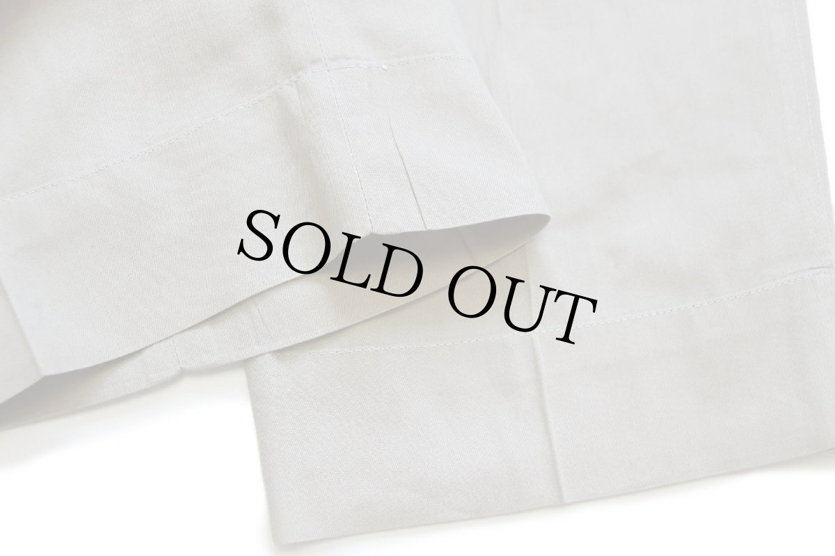 画像7: 60s 米軍 U.S.ARMY コットン×ポリエステル ツイル チノパン タン w32★15 (7)