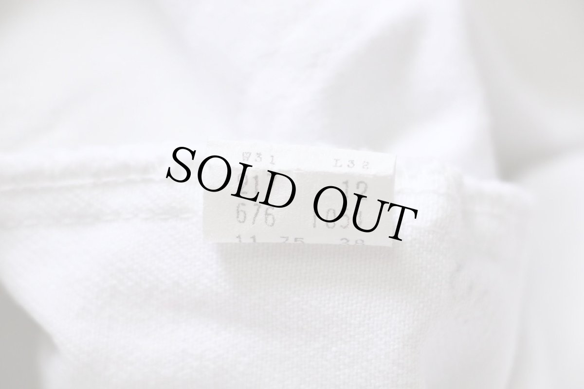 画像6: 70s Levi'sリーバイス 676 フレア ホワイト デニム ブッシュパンツ w31 L32★ベルボトム (6)