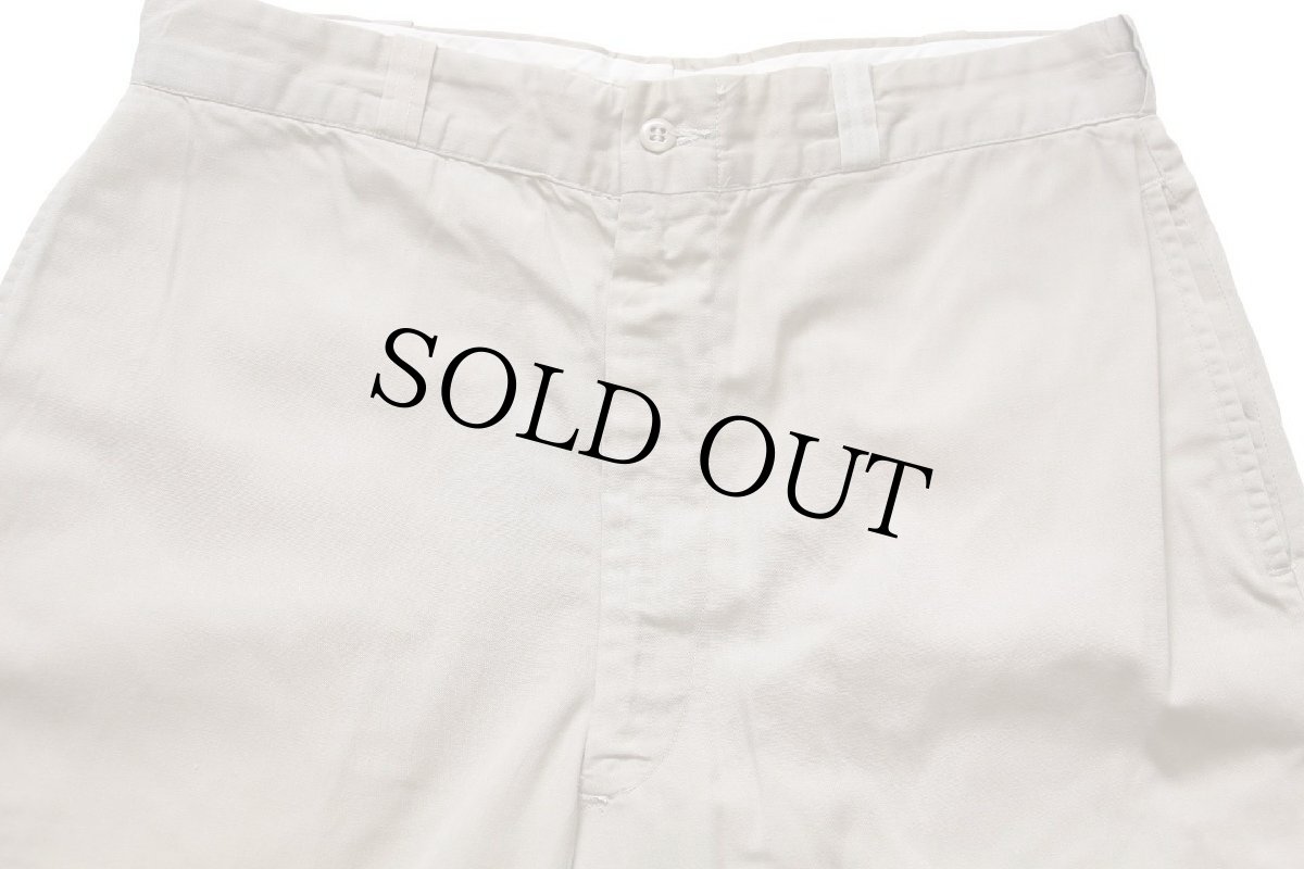 画像4: 60s 米軍 U.S.ARMY コットン×ポリエステル ツイル チノパン タン w32 L29★07 (4)