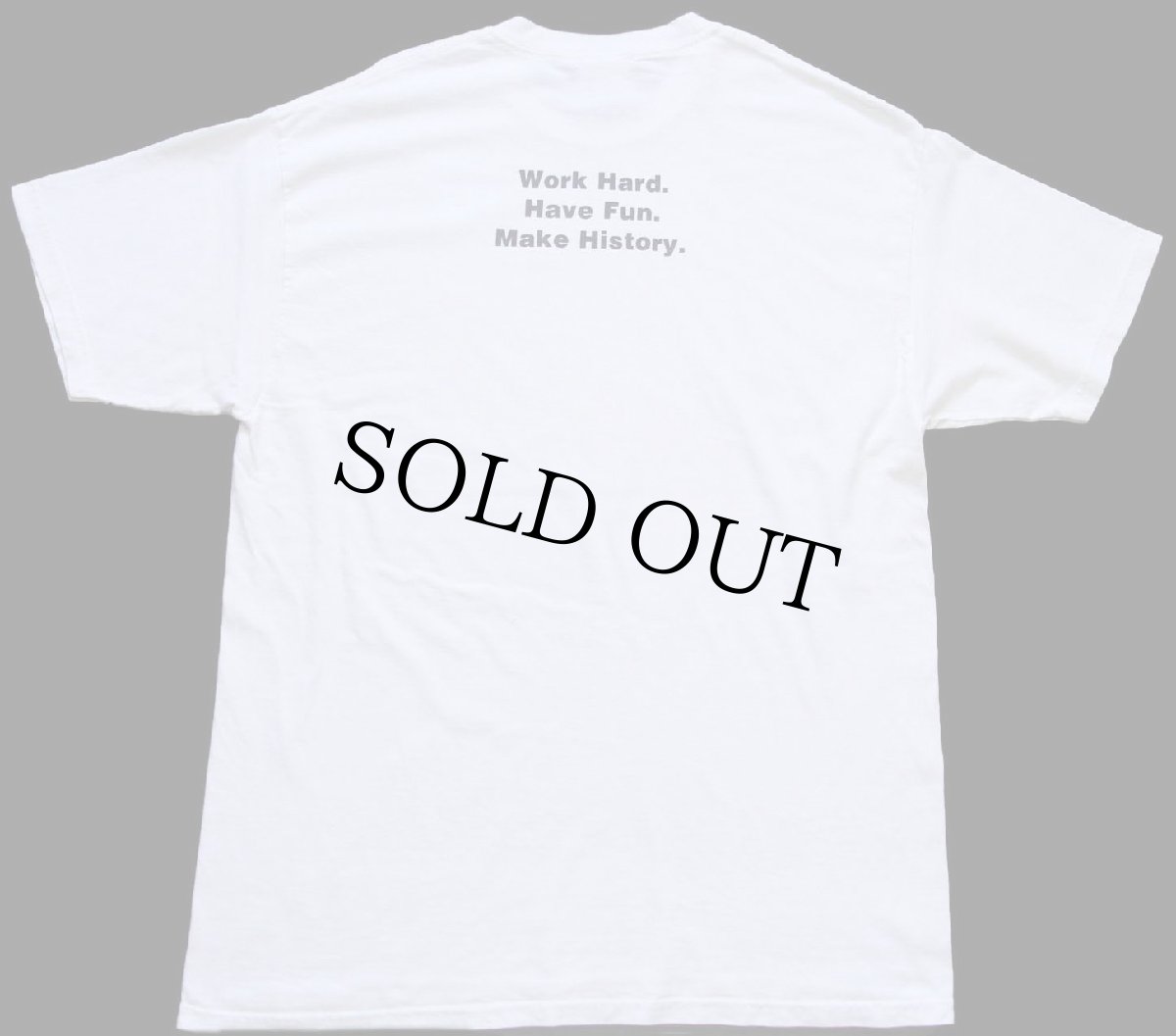 画像3: 00s amazon fulfillment アマゾン ロゴ Work Hard. Have Fun. Make History. 両面プリント コットンTシャツ 白 L (3)