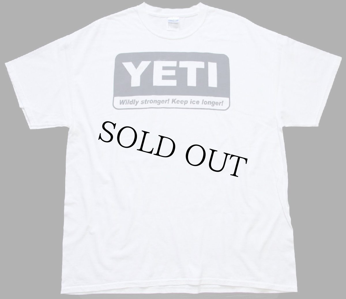 画像2: YETI ビッグロゴ コットンTシャツ 白 XL (2)