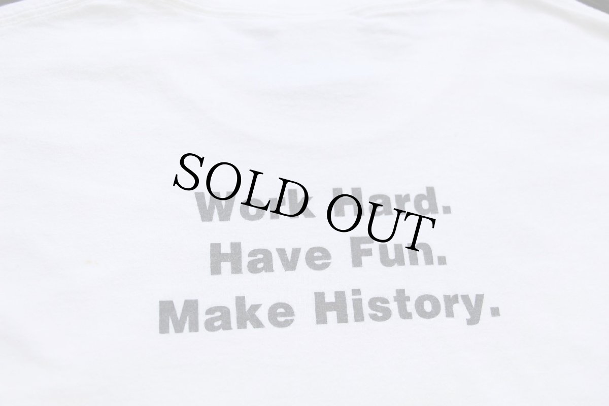 画像4: 00s amazon fulfillment アマゾン ロゴ Work Hard. Have Fun. Make History. 両面プリント コットンTシャツ 白 L (4)