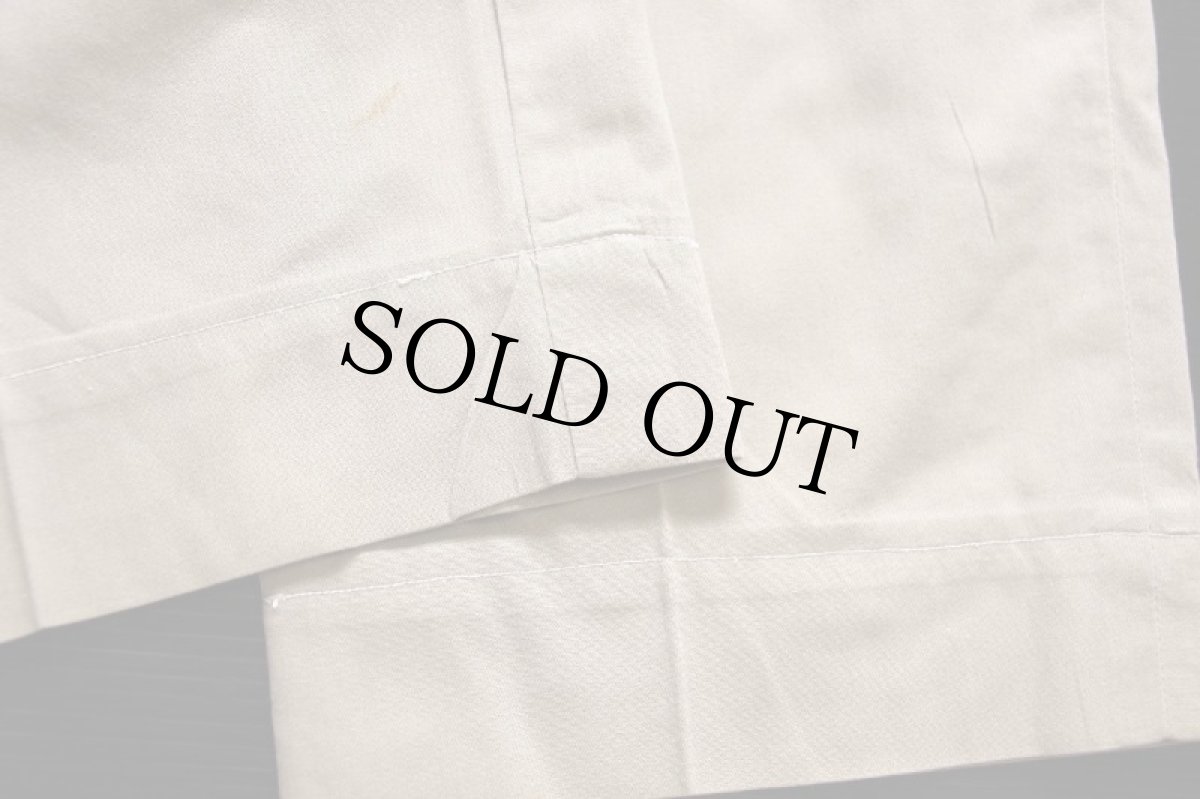 画像7: 60s 米軍 U.S.ARMY コットン×ポリエステル ツイル チノパン カスタム タン w32★04 (7)