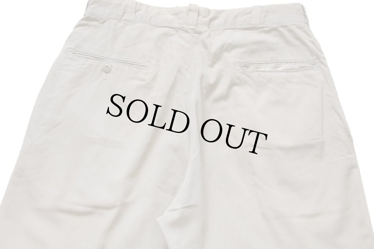 画像5: 60s 米軍 U.S.ARMY コットン×ポリエステル ツイル チノパン タン w32 L29★07 (5)