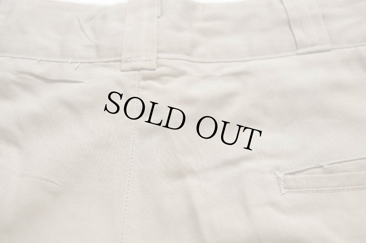 画像7: 60s 米軍 U.S.ARMY コットン×ポリエステル ツイル チノパン タン w30 L29★11 (7)