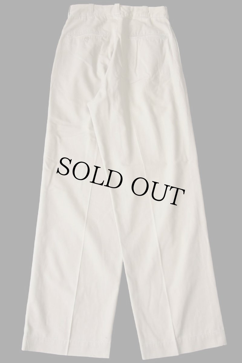 画像3: 60s 米軍 U.S.ARMY コットン×ポリエステル ツイル チノパン タン w28 L31★02 (3)